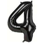 Beysüs Siyah 4 Rakam Folyo Balon 80 cm