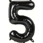 Beysüs Siyah 5 Rakam Folyo Balon 80 cm
