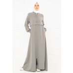 Beyza Ender Spor Gri Ferace 3163