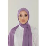Beyzak Eflatun Luxury Penye Şal - Kadın Tesettür Jersey Hijab Lycra Shawl