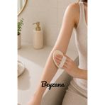 BEYZANA 1 Adet Mini Oval Kabak Kesesi | Peeling Kesesi 12 x 8 Cm