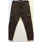 Beyzdenim Iş ve Günlük Likralı 7/7 Gabardin Pamuk Kargo Taktik Pantolon - Kahverengi - 44