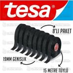 Bez Bant Tüylü 19mm X 15 Metre Siyah - 8 Adet
