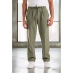 Bezayağı Kumaş Relax Fit Duble Paça Jogger Pantolon - Avcı Yeşili
