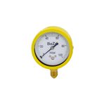 Beze Gaz Manometre Sari Govde 0-100 Mbar