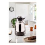 Bezos 1.5 Lt Isı Yalıtımlı Çay ve Soğuk Su Termosu Füme (12 Saat Sıcak Tutar& Içi Camdır) - Çok Renkli - 1 lt