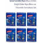 Bezos Çınar Lavabo Açıcı 40 gr x 6 Adet – Güçlü Gider Açıcı Boru ve Tıkanıklık Temizleyici Set - Renkli