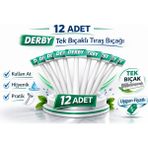 Bezos Derby Tek Bıçaklı Tıraş Bıçağı Avantajlı Paket Seçenekleri 12 Adet