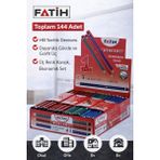 Bezos Fatih Mercanlı 12010 Hb Kurşun Kalem Silgisiz 144 Adet Karışık Renk