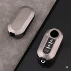 Bezos Fiat Doblo Uyumlu Smart 3 Buton Silikon Oto Anahtar Kumanda Kabı Kılıf Füme - Belirtilmemiş