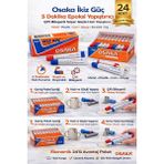 Bezos Osaka Ikiz Güç 5 Dakika Epoksi Yapıştırıcı Çift Bileşenli Güçlü Hızlı Yapıştırıcı 24ADET