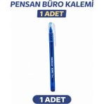 Bezos Pensan Büro Tükenmez Kalem 1.0 mm Mavi 1 Adet - Renkli - Belirtilmemiş