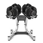 Bezt Pro Sports Ayarlanabilir Dambıl Seti 2 x 24 Kg Siyah + Stand