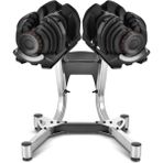 Bezt Pro Sports Ayarlanabilir Dambıl seti 2 x 24KG Siyah + Stand - 2 x 24 kg