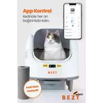Bezt Pure Cat Otomatik Akıllı Kedi Tuvaleti beyaz