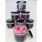 BF Candle El Yapımı Kokulu Mum, Çilek Aromalı, Cam Kavanoz, 210-250 gr, 25-47 Saat Yanma Süresi