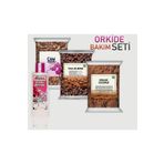 bfalina botanik Orkide Bakım Ürünleri Orkide Yetiştirme Seti (ORKİDE BİTKİ BESİNİ, ÇAM KABUĞU, KİL BİLYESİ COCOPEAT)