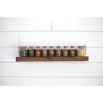 Bfd Shop Bfdshop Dekoratif Ahşap Baharatlık Mutfak Rafı - Ceviz - 50 cm