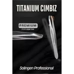 BFS 3 mm İnce Uçlu Cımbız Titanyum Çelik Solingen Professional