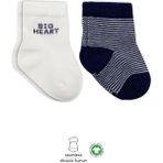 Bfs Bistyle Big Heart Penye Soket Çorap 2'li BS10117 Lacivert