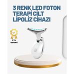 Bfs Cilt Yenileyici Şarjlı Güzellik Aleti – Pozitif/negatif Iyon, Titreşimli Masaj ve Kırmızı-Mavi-Yeşil Işıkla