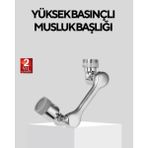 Bfs Döner Musluk Başlığı Çok Açılı Robotik Kol Su Tasarruflu