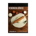 Bfs Dönerli Ahşap Merdane Hamur Açma Merdanesi - Mutfak Merdanesi