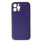 BFS iPhone 12 Pro Kılıf Coco Deri Silikon Kapak - Mor
