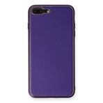 BFS iPhone 7 Plus Kılıf Coco Deri Silikon Kapak - Mor