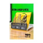 Bfs Matkap Ucu Seti- Beton Metal Ahşap Matkap Ucu Drill Bits Set 16 Lı Set