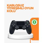 Bfs Ps4 Uyumlu Kablosuz Oyun Kolu – Titreşimli, Şarjlı ve Ergonomik