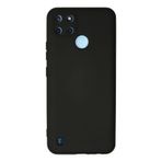 BFS Realme C25Y Kılıf Nano içi Kadife Silikon - Siyah