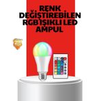 Bfs Rgb Uzaktan Kumandalı LED Ampul 16 Renkli A Kalite Orijinal