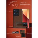 Bfs Samsung Galaxy A26 Kılıf Flip Cover - Koyu Yeşil