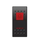 Bfy Switch On-Off-On Kırmızı Işıklı