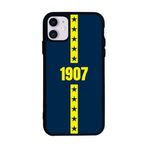 BG AKSESUAR Apple iPhone 11 ile Uyumlu Fenerbahçe Temalı Telefon Kılıfı, Sarı Lacivert, Koruyucu Silikon Kapak