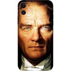 BG AKSESUAR Apple iPhone 11 ile Uyumlu Kamera Korumalı HD Baskılı Silikon Kılıf, Mat Siyah
