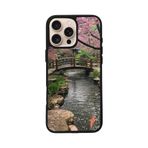 BG AKSESUAR Apple iPhone 11 Pro Max ile Uyumlu Doğa Manzara Baskılı, Mat Siyah, Yumuşak Silikon, Şok Emici Koruyucu Kılıf