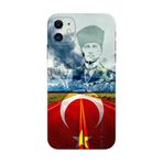 BG AKSESUAR Apple iPhone 12 ile Uyumlu Kamera Korumalı HD Baskılı Silikon Kılıf, Kurt6