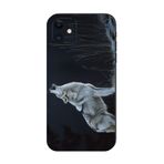 BG AKSESUAR Apple iPhone 12 Mini ile Uyumlu Kamera Korumalı HD Baskılı Silikon Kılıf, Kurt1