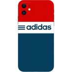 BG AKSESUAR Apple iPhone 12 Mini ile Uyumlu Kamera Korumalı HD Baskılı Silikon Kılıf, Siyah-Kırmızı-Mavi