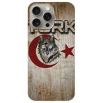 BG AKSESUAR Apple iPhone 12 Pro ile Uyumlu Kamera Korumalı HD Baskılı Silikon Kılıf, Kurt Tasarımı