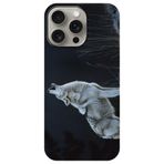 BG AKSESUAR Apple iPhone 12 Pro ile Uyumlu Kamera Korumalı HD Baskılı Silikon Kılıf, Kurt1