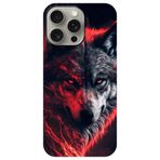 BG AKSESUAR Apple iPhone 12 Pro ile Uyumlu Kamera Korumalı HD Baskılı Silikon Kılıf, Kurt7