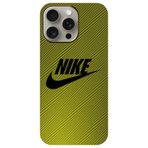 BG AKSESUAR Apple iPhone 13 Pro ile Uyumlu Kamera Korumalı HD Baskılı Silikon Kılıf, Sarı-Siyah