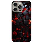 BG AKSESUAR Apple iPhone 13 Pro Max ile Uyumlu Kamera Korumalı HD Baskılı Silikon Kılıf, Karmaşa6