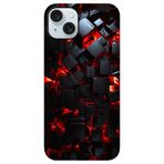 BG AKSESUAR Apple iPhone 14 Plus ile Uyumlu Kamera Korumalı HD Baskılı Silikon Kılıf, Karmaşa6