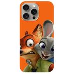 BG AKSESUAR Apple iPhone 14 Pro ile Uyumlu Kamera Korumalı HD Baskılı Silikon Kılıf, Turuncu