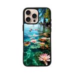 BG AKSESUAR Apple iPhone 14 Pro Max ile Uyumlu Baskılı, Mat Siyah, Yumuşak Silikon, Koruyucu, Şok Emici Kapak, Doğa Manzara Temalı Kılıf