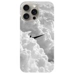 BG AKSESUAR Apple iPhone 14 Pro Max ile Uyumlu Kamera Korumalı HD Baskılı Silikon Kılıf, Beyaz